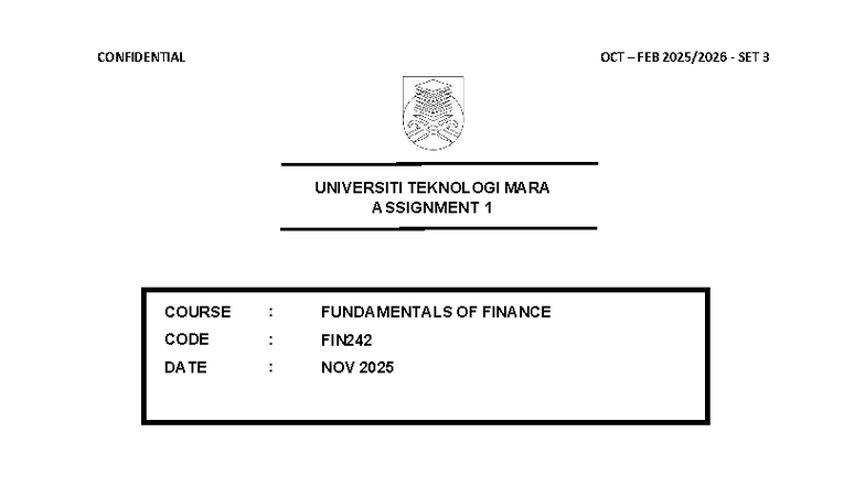 FIN242 Assignment 1: Working Capital Management Evaluation - Set 3 ...