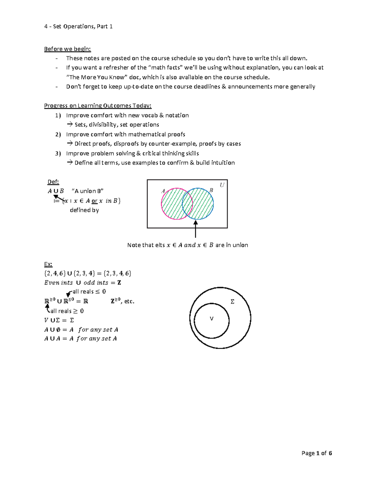 7 - Set Operations, Part 1: Understanding Union, Intersection, and ...
