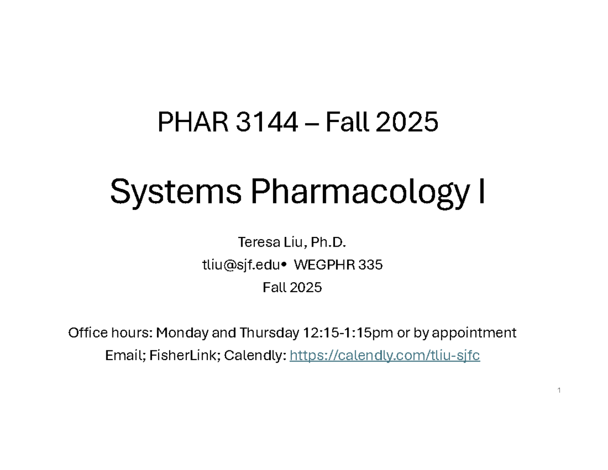 Integumentary System Overview - PHAR 3144 Lecture Notes - Studocu
