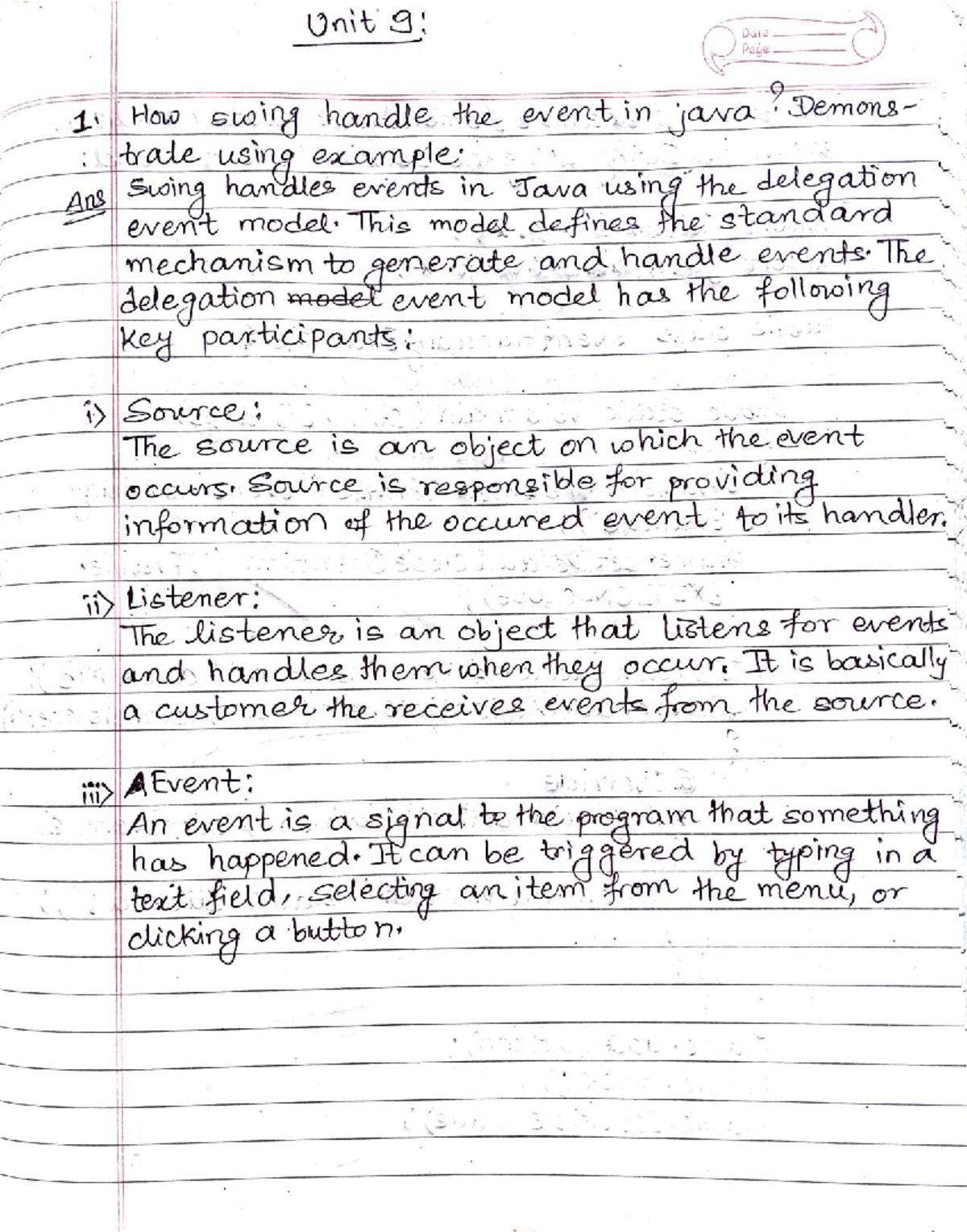 Unit 9 Study Notes: Key Concepts and Insights - Studocu