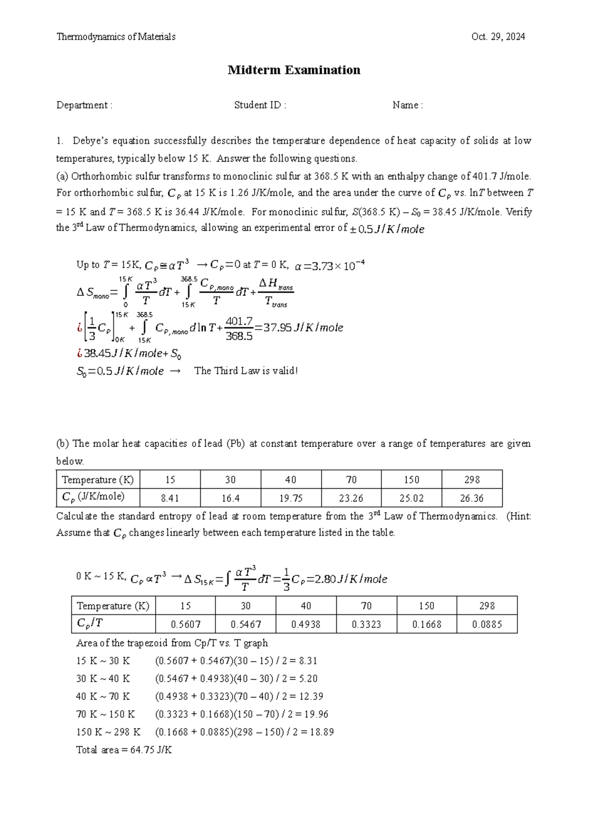Midterm 24f solution - .We've gathered examples of material ...