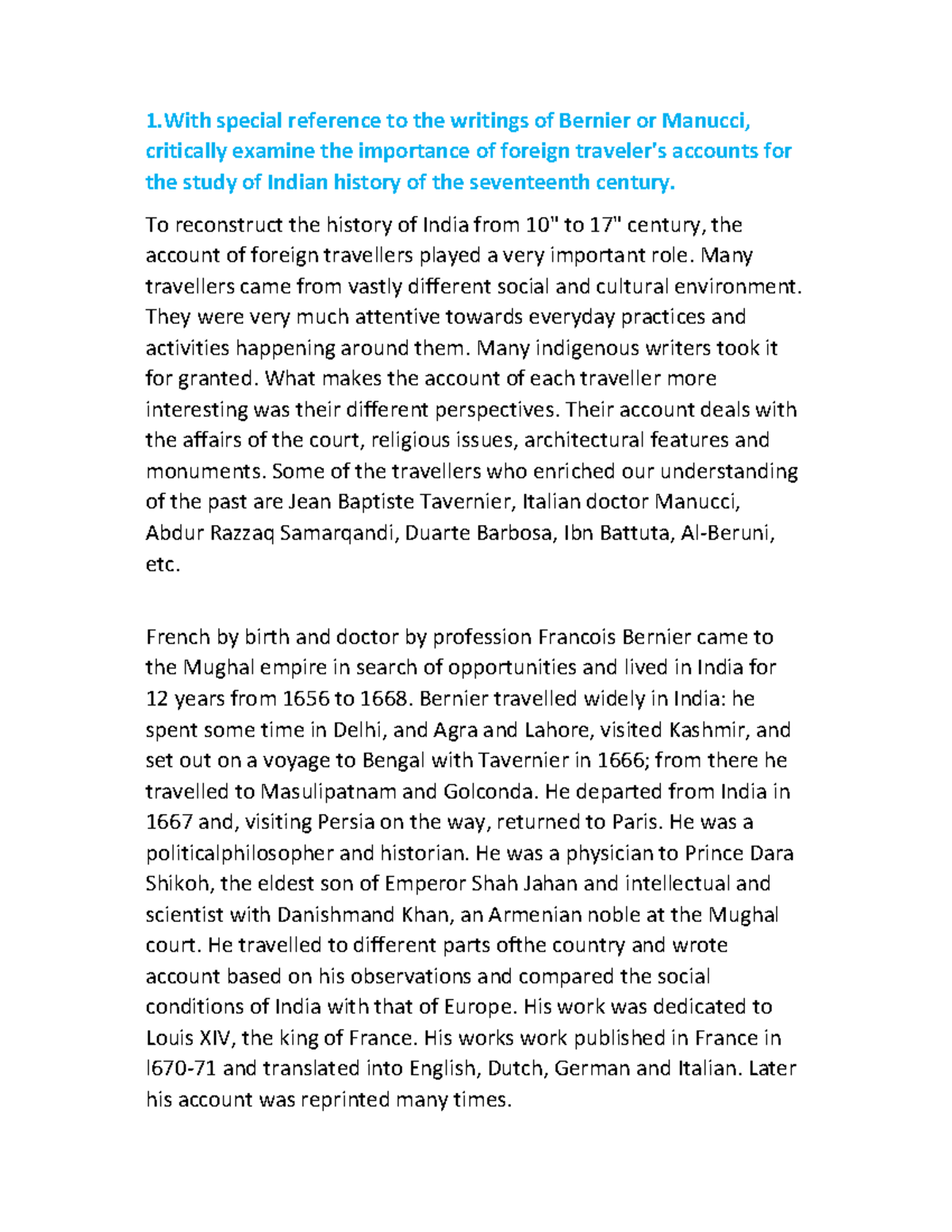 HOI VII - These are the notes of unit 1 - 1 special reference to the ...