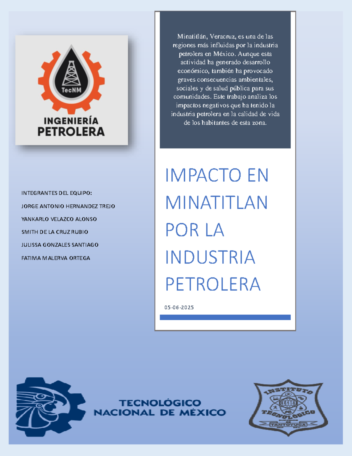 Impacto de la Industria Petrolera en Minatitlán, Veracruz: Análisis ...