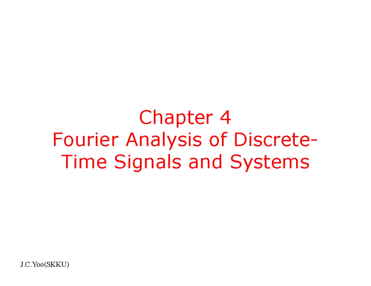 Chapter 1.2 - Discrete-Time Signals in Signal and Systems (EE 101 ...