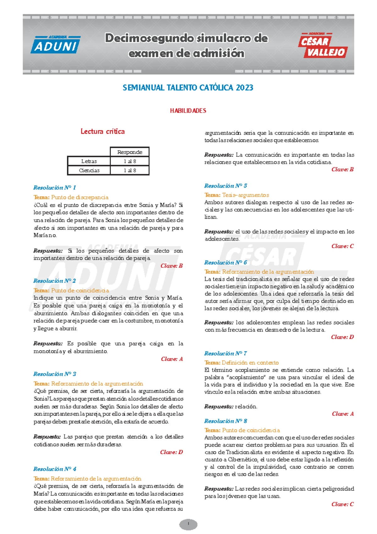 Examen Final Lógica FIL 105 - Solucionario de Ejercicios - Studocu