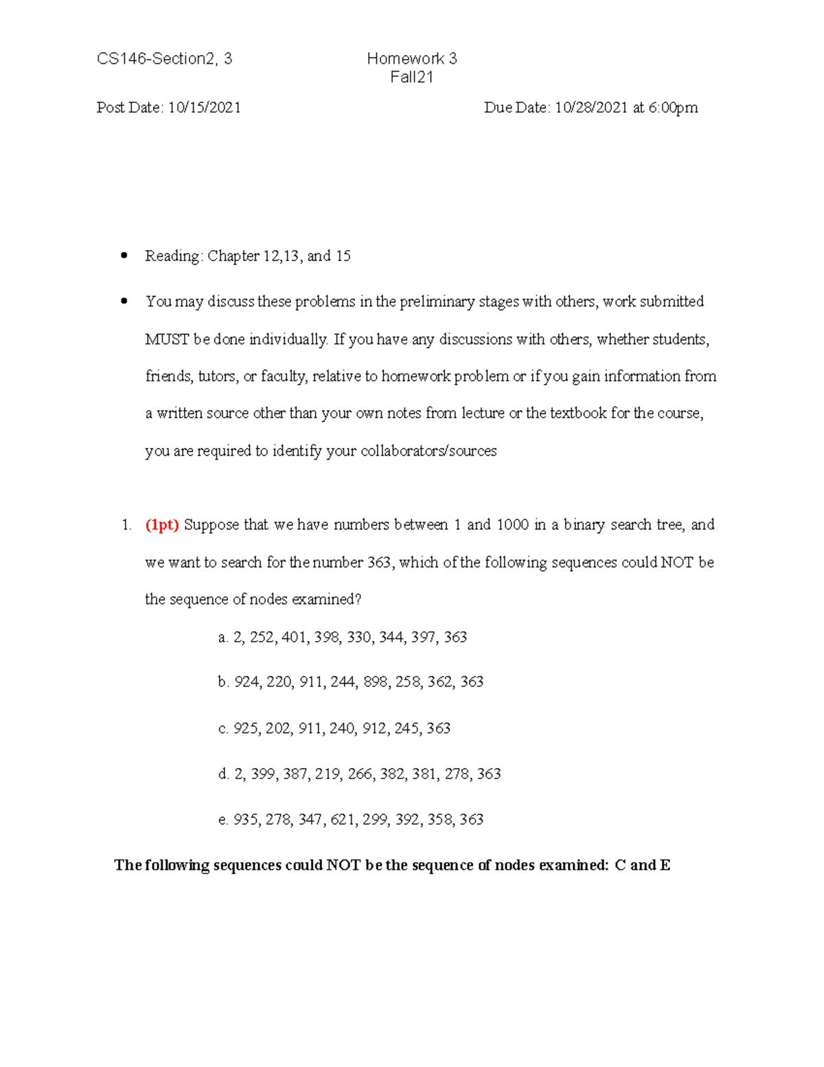 In Class Exercises: Singly Linked Lists and Java Code Implementation ...