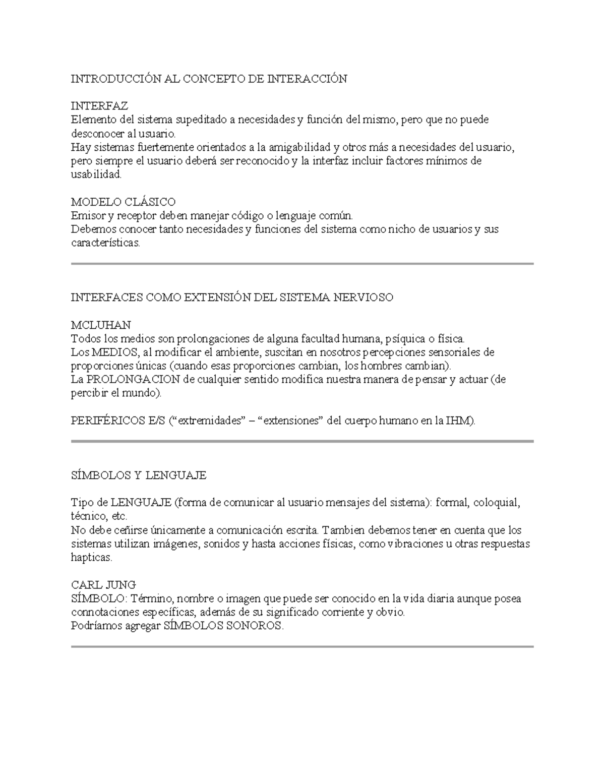 Interacción Usuario-Máquina: Conceptos y Usabilidad en IHM - Studocu