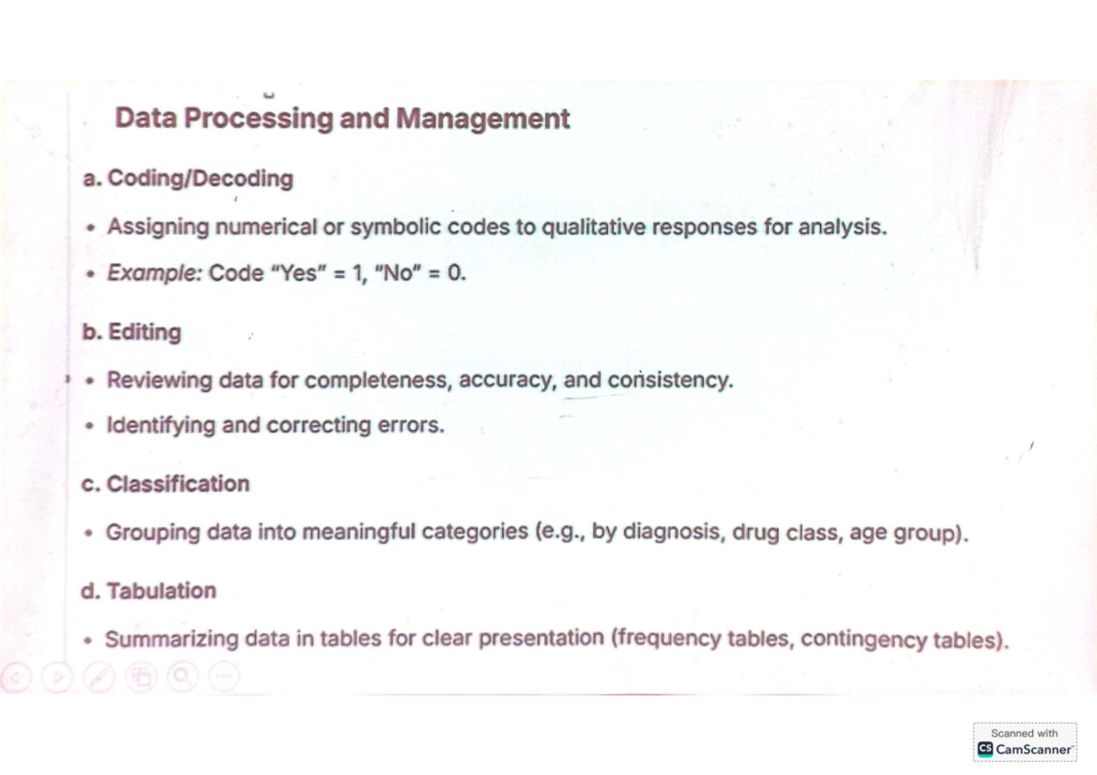 Data Processing & Management: Ethics in Research (Course Code) - Studocu