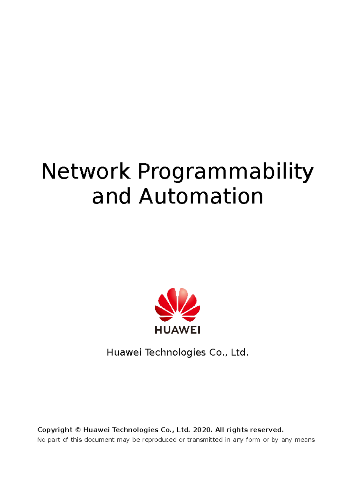 21 Network Programmability & Automation - Course Overview and Guide ...