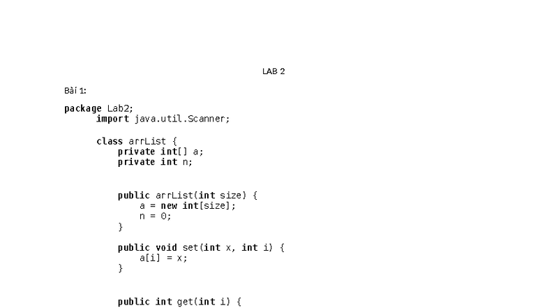 LAB 2: Sorting Algorithms and Student Class Implementation - Studocu