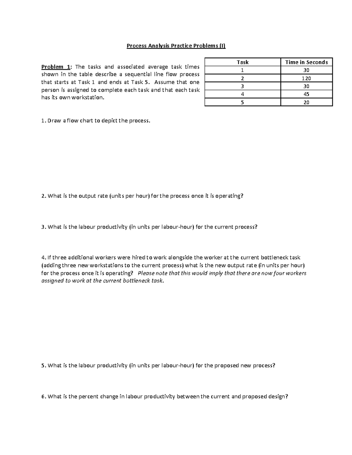 Process Analysis I Practice Problems: Detailed Solutions and Insights ...