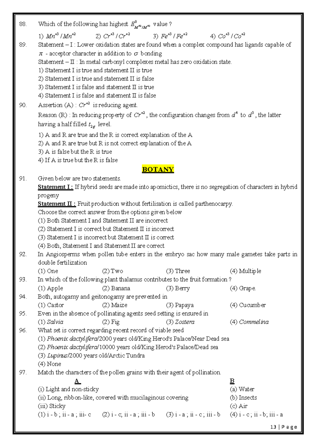 Biology_mock_2025 Which of the following has highest EM 0 3 /M 2