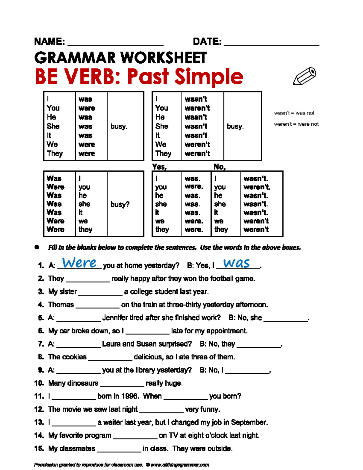 Past Simple Homework Worksheet for Grammar Practice - Studocu