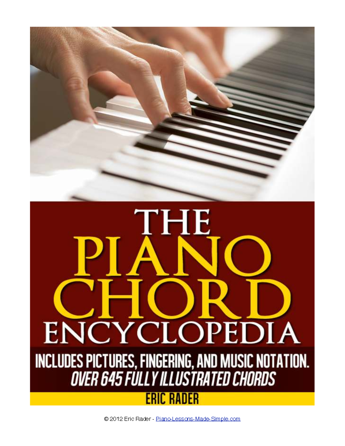 The Piano Chord Encyclopedia (Course Code: 656710342) - Studocu