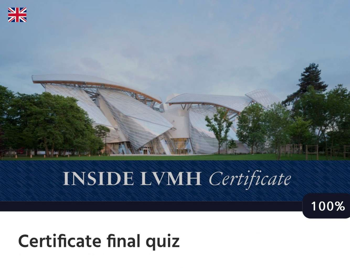 LVMH Final Test Preparation Guide - Studocu