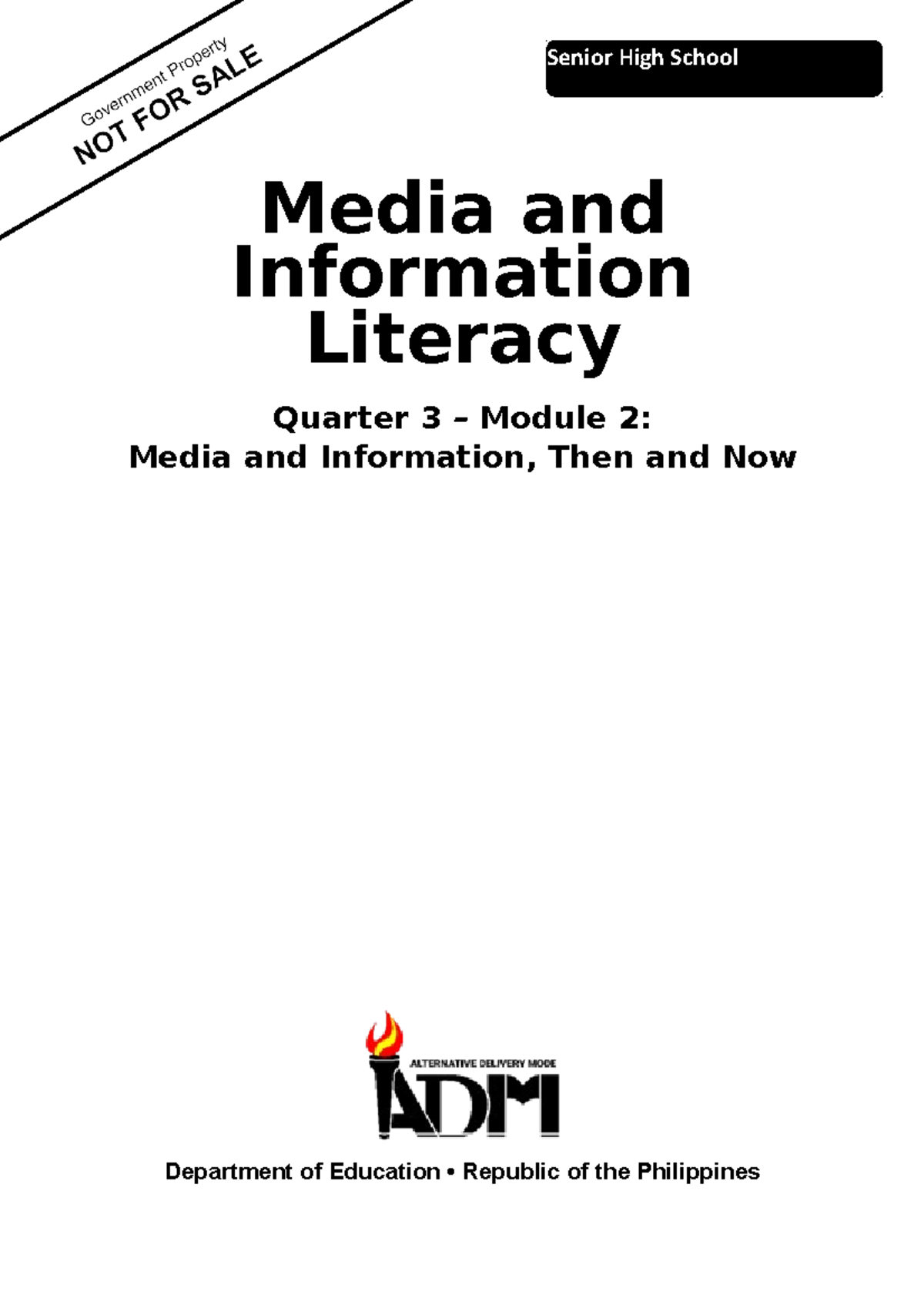 MIL11 Q3 Mod2 Media and Information Evolution and Impact Today - Studocu