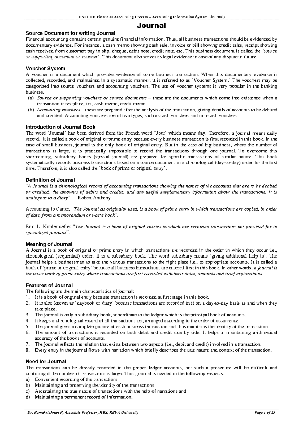 Journal Notes: Understanding Financial Accounting and Voucher Systems ...