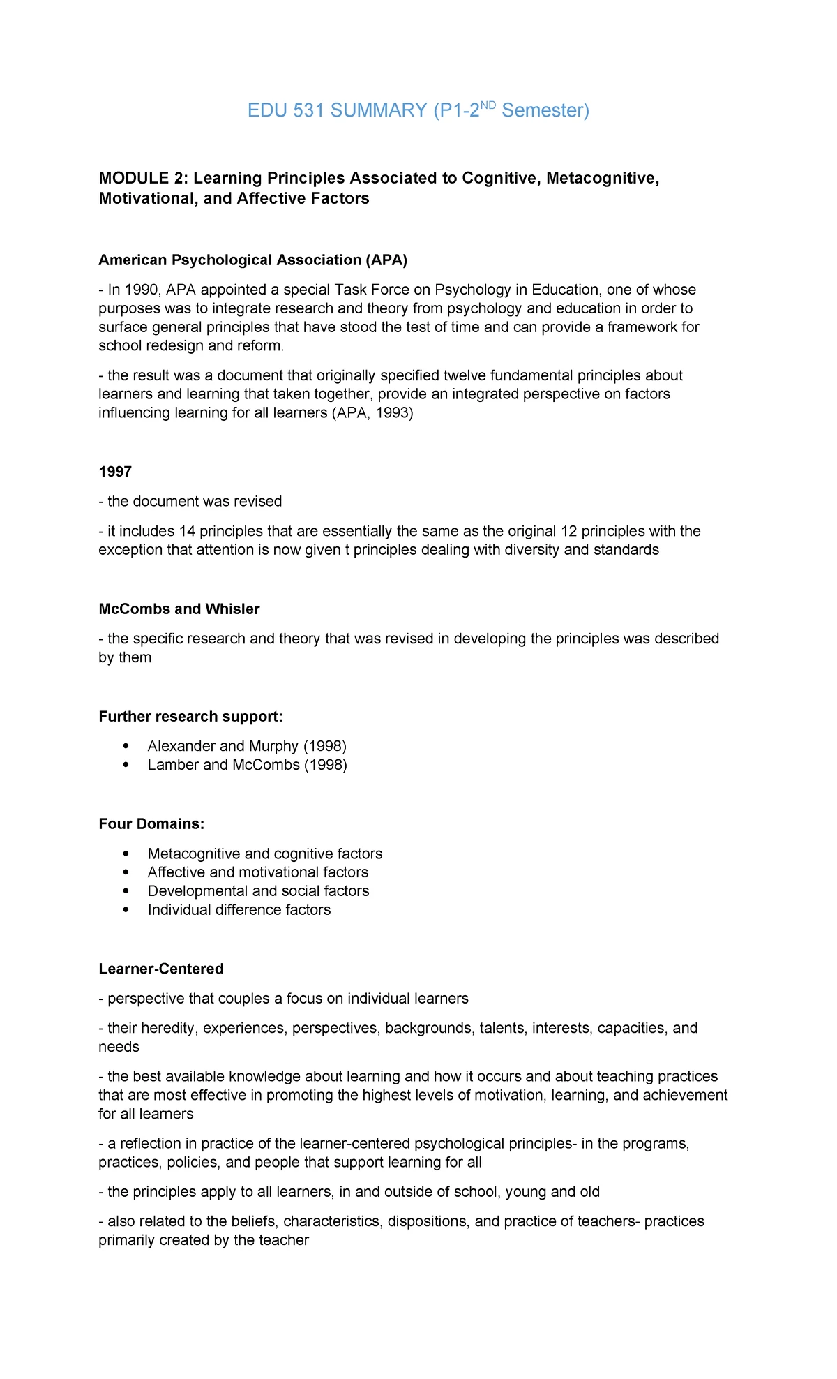 EDU 537 - 2nd Sem Review: Understanding Diversity in Special Education ...