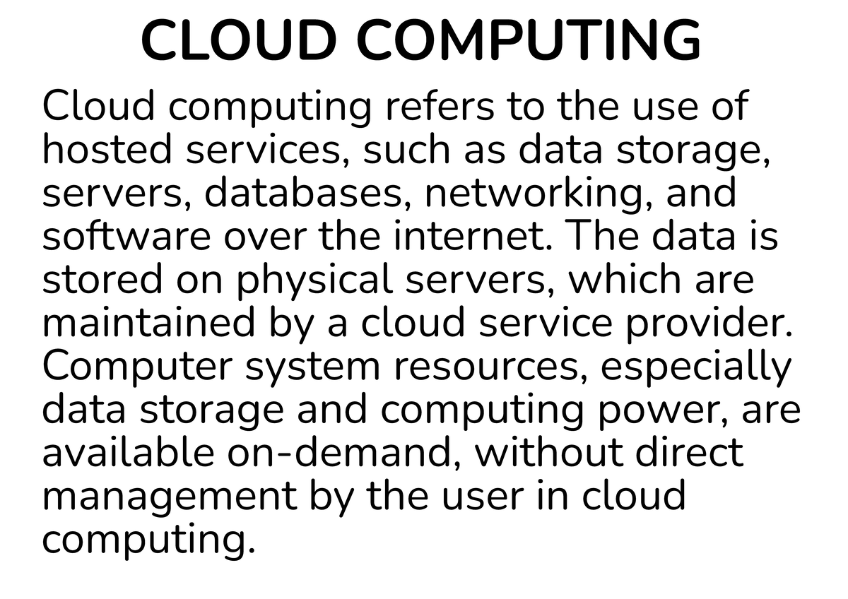 Ccppt original-1 - Presentation of computer network - CLOUD COMPUTING ...