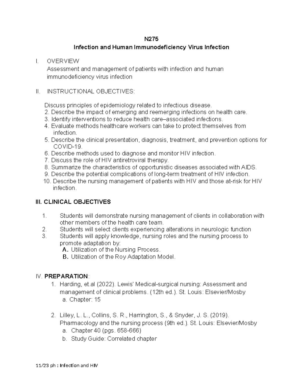 Ventilator Settings Overview for Critical Care Management - Studocu