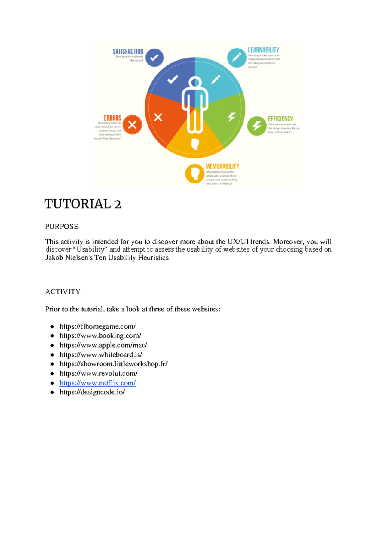 Tutorial 2 - TUTORIAL 2 PURPOSE This activity is intended for you to ...