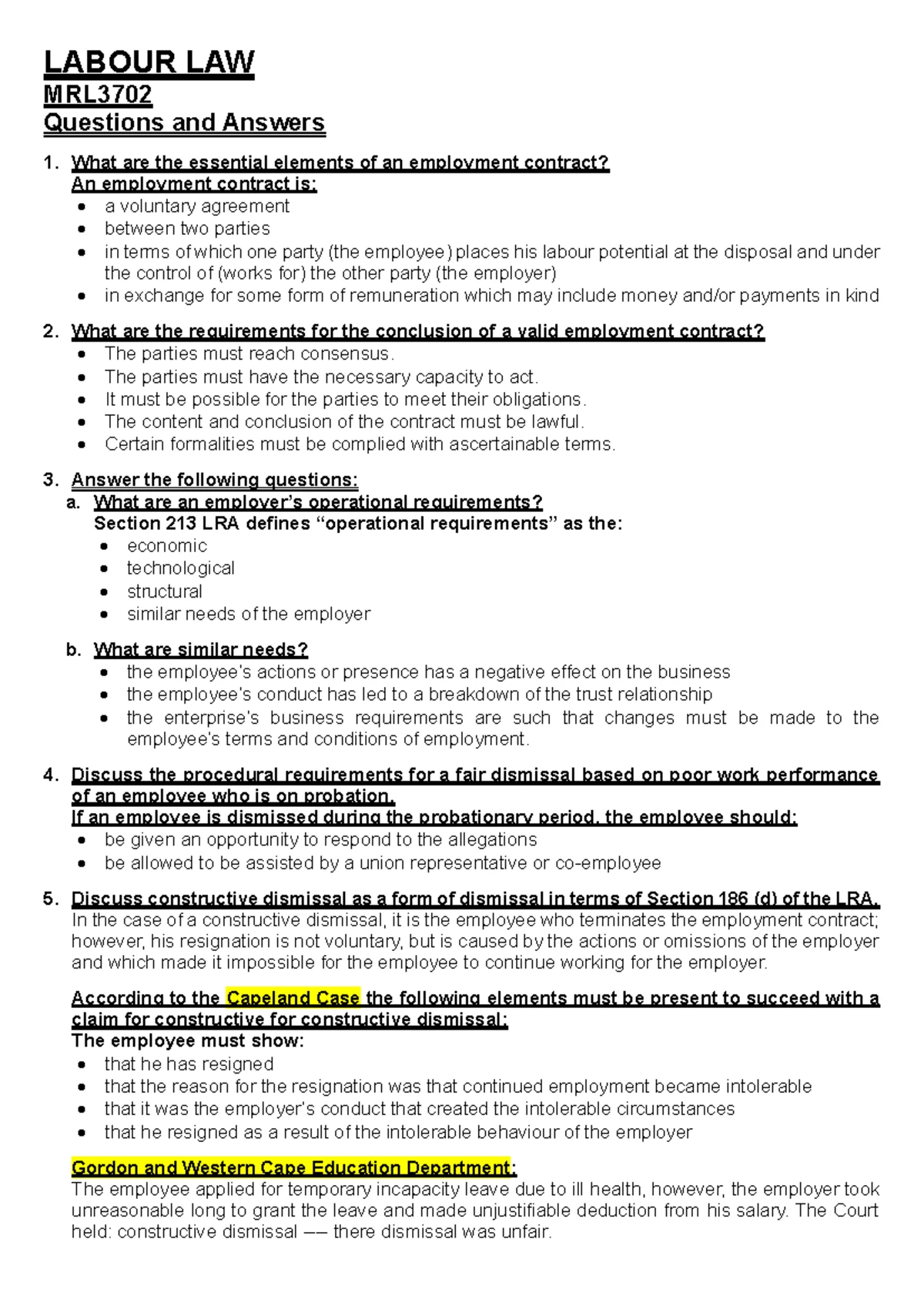 CIV3701 2024 Final Exam Assignment Notes on Civil Procedure - Studocu