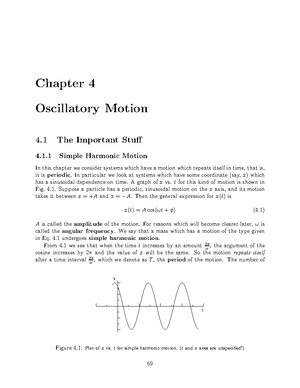 Simple Pendulum Study: Investigating Motion, Period, and Forces - Studocu