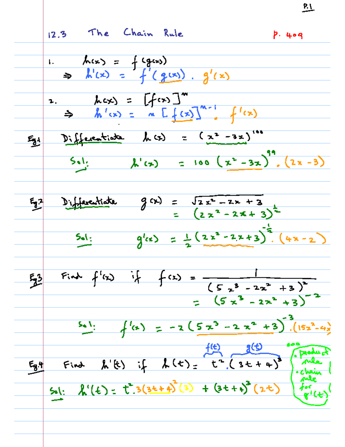 The Chain Rule Explained: A Comprehensive Guide - Studocu