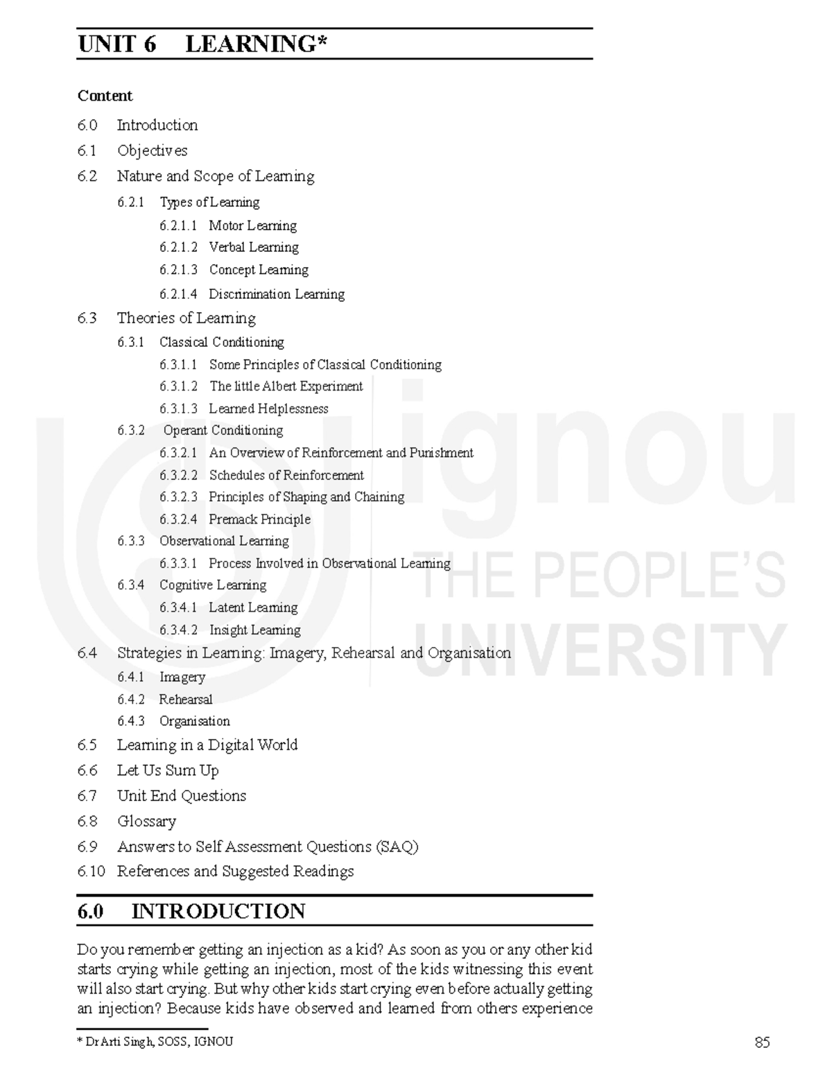 Unit 6 - Understanding Learning Theories and Strategies - Studocu