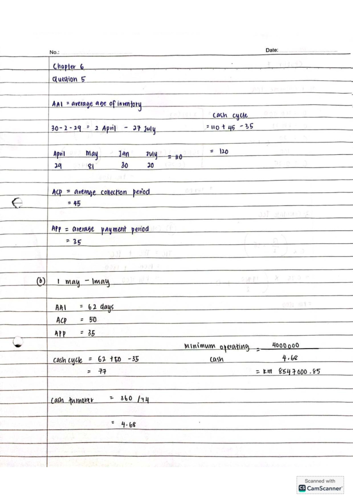 Chapter 6, 7, 8 - Accounting Notes and Questions - Studocu