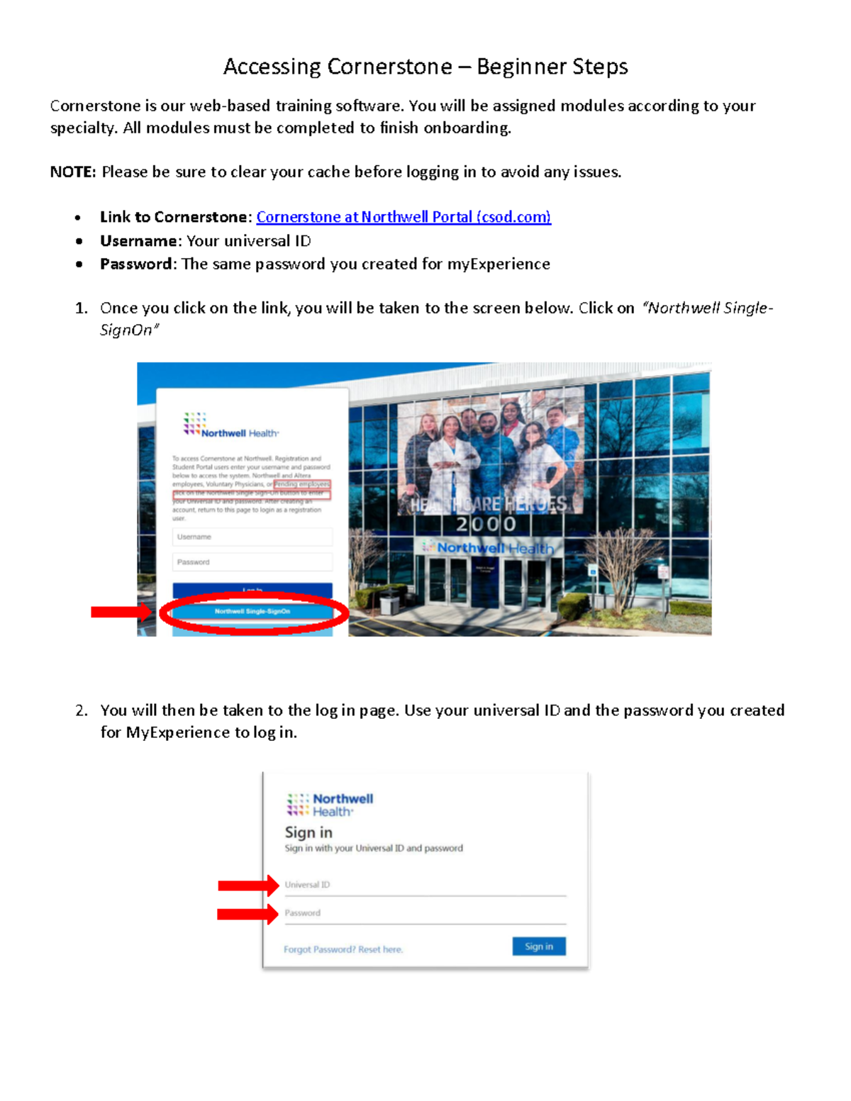Cornerstone Training Guide: Beginner Steps for Onboarding - Studocu