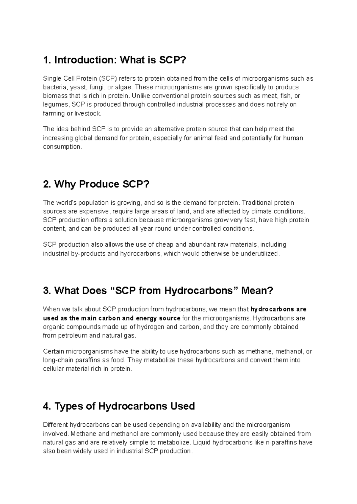 SCP Production from Hydrocarbons: An Industrial Biotechnology Overview ...