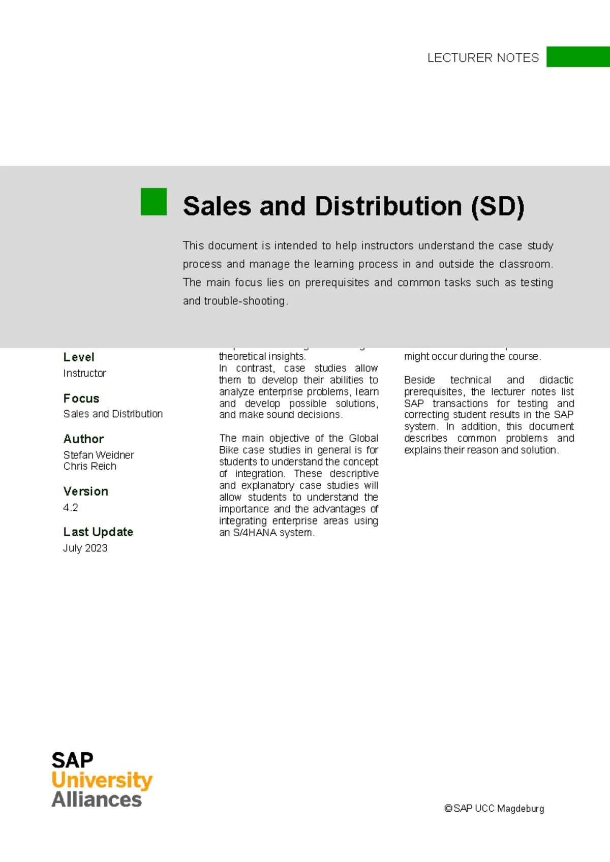 Case Study on SAP Business Partner Management: MM-SE182301 - Studocu