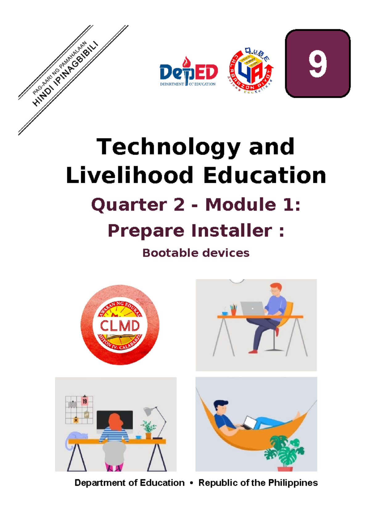 TLE/TVL 9 Quarter 2 Module 1: Creating Bootable Devices - Document Preview