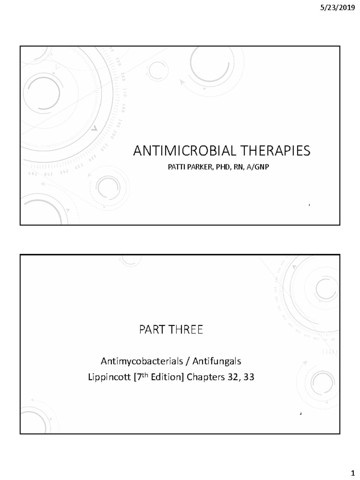 Antimicrobial Therapies for TB: A Comprehensive Overview (PHARM 101 ...