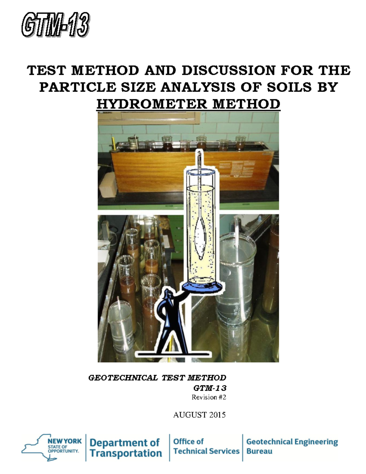 Geotechnical Test Method: Hydrometer Particle Size Analysis Guide - Studocu