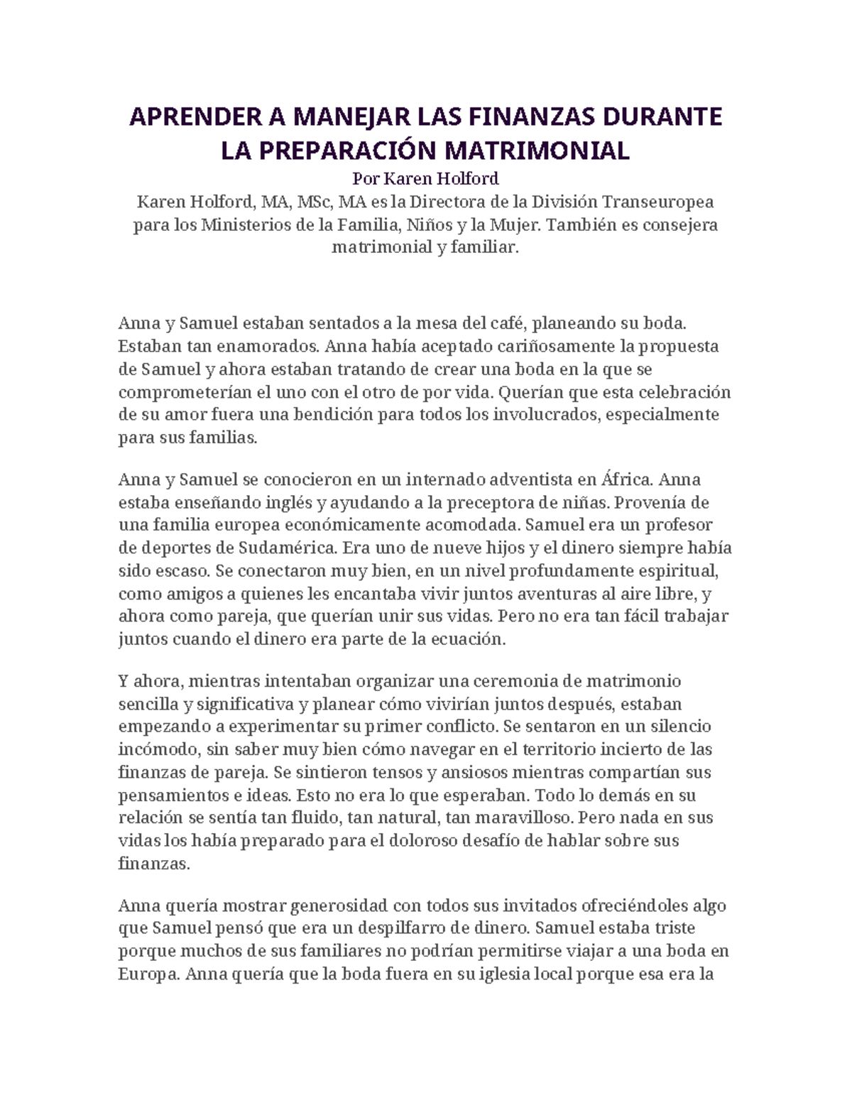 Manejo de Finanzas en la Preparación Matrimonial: Claves y Consejos ...