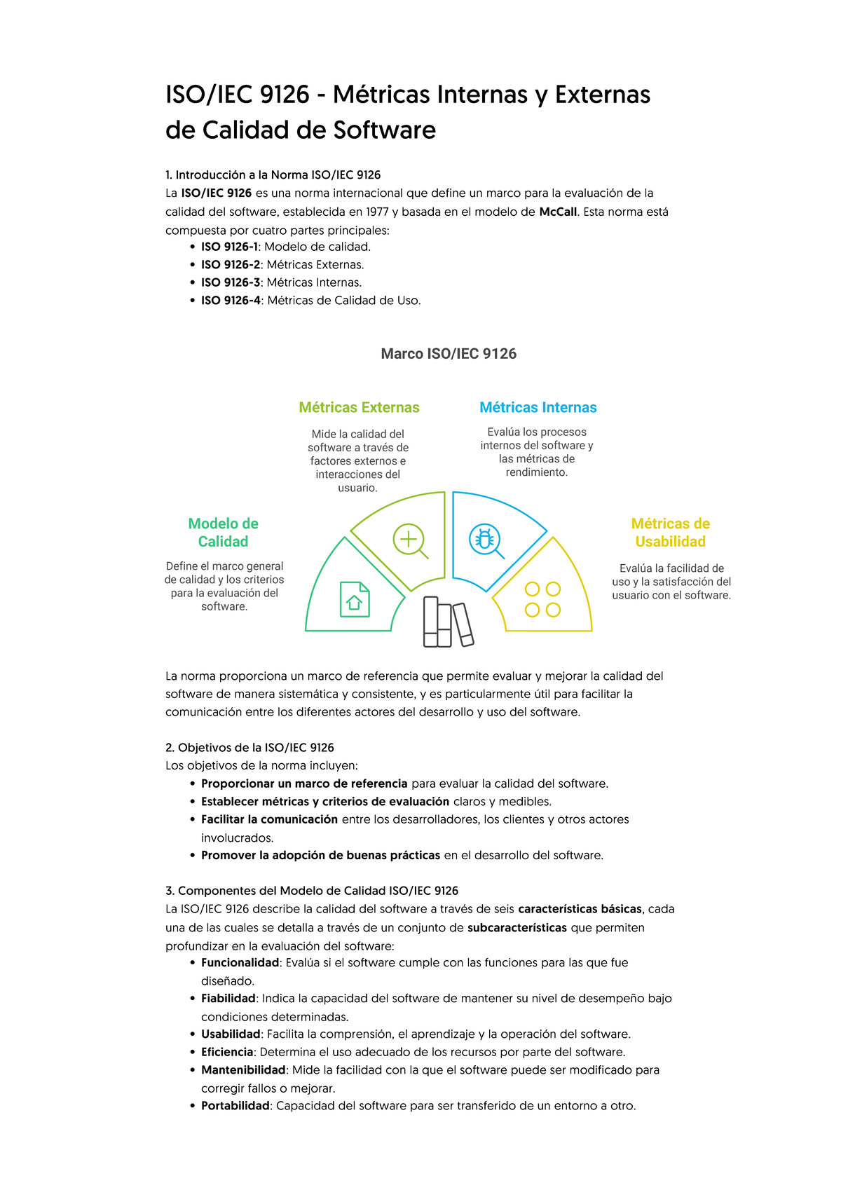 ISO/IEC 9126 - Análisis de Métricas Internas y Externas de Calidad de ...