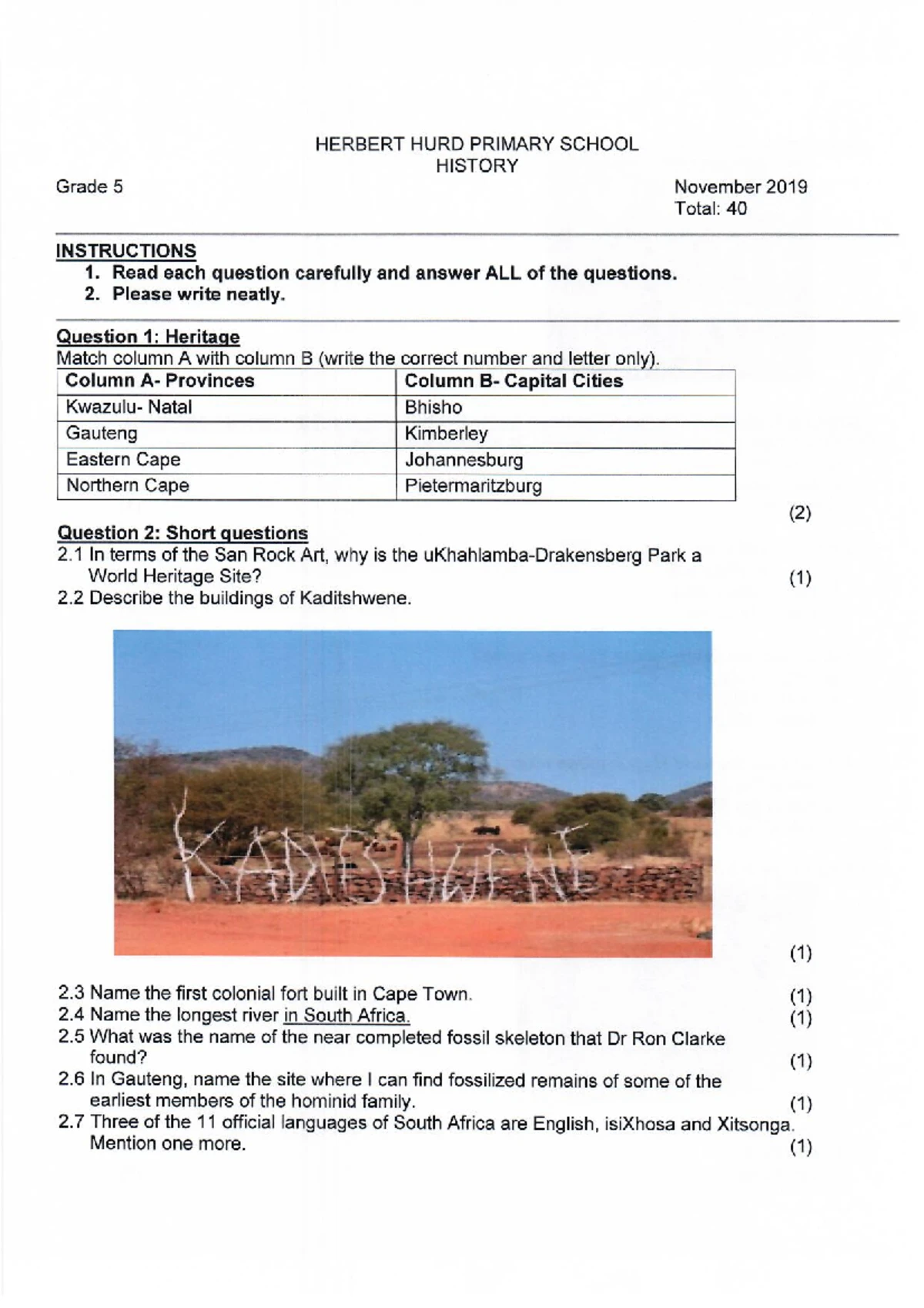 Lesson Plan Gr. 6 Mathematics Term 2 Week 3, 4 Numeric Patterns - Grade ...