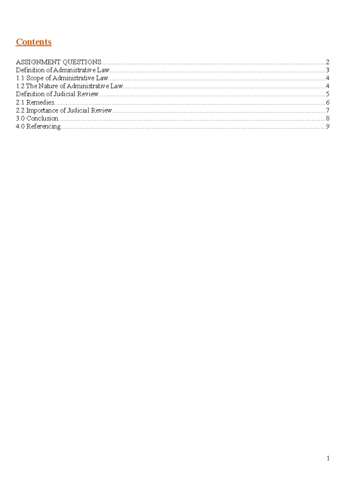 Administrative Law & Judicial Review: Key Concepts and Importance - Studocu
