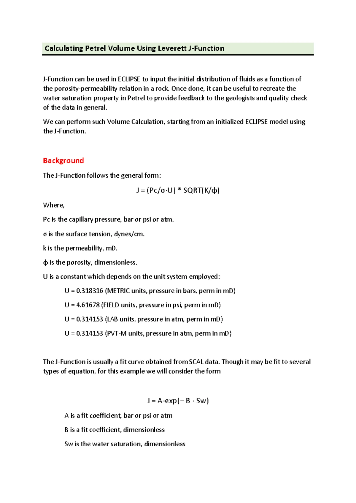 Practice Material Notes 2 – Populating a Model in Petrel - Populating a ...