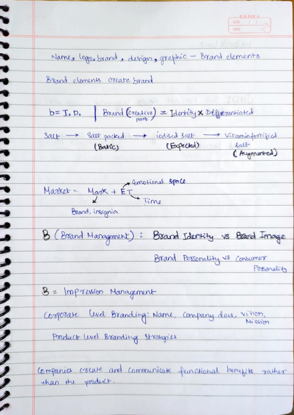 BRM notes - Done - DATE PAGE Names lago. brond ,design,gaehic - Brand ...