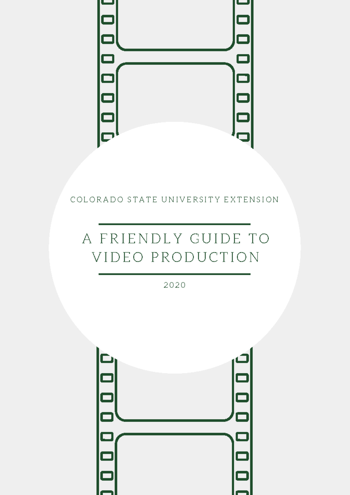 Video-handbook 2 - for video - COLORADO STATE UNIVERSITY EXTENSION A ...