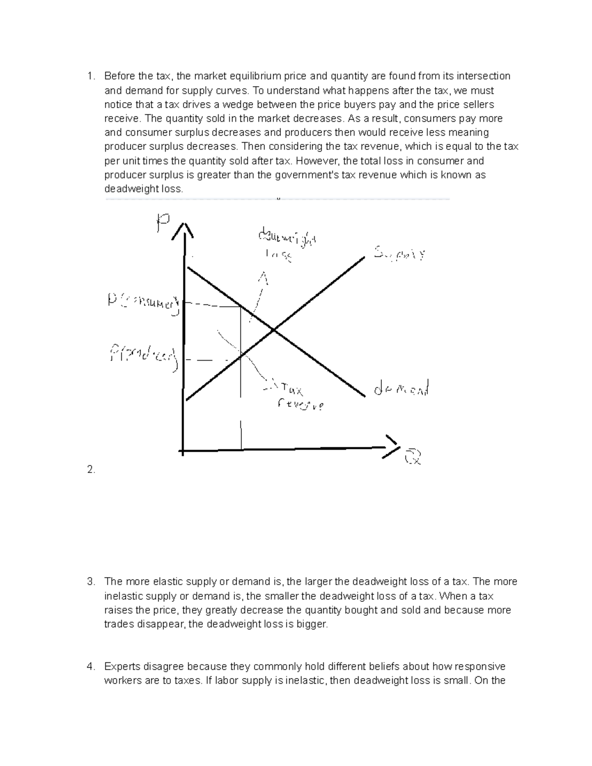 Chapter 8 Questions - Tax Impact on Market Equilibrium and Surplus ...