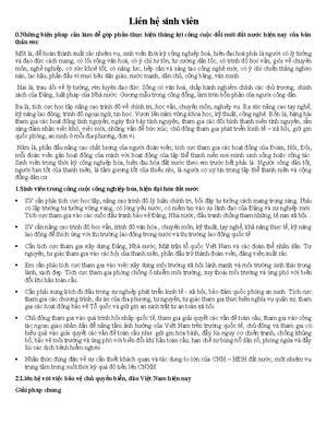 [Solved] 1 Gi tr c bn nht trong c s hnh thnh t tng H Ch Minh l g 5 im a ...