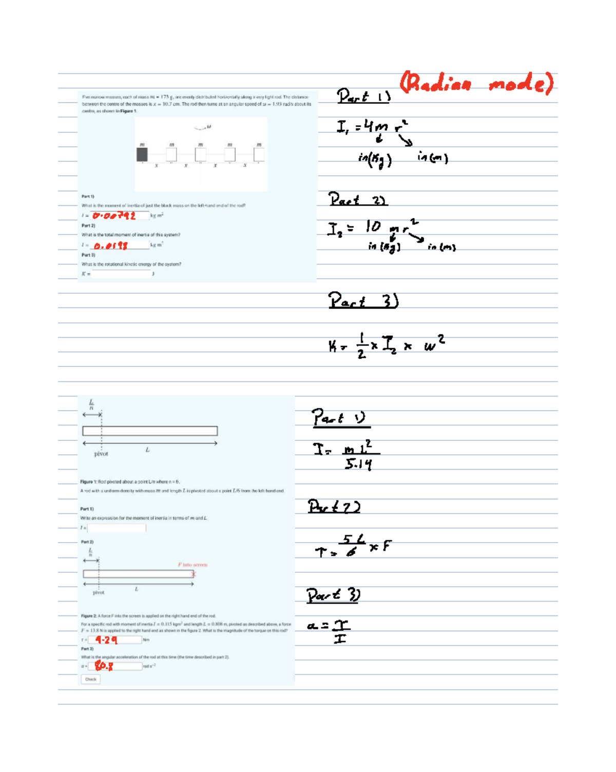 Quiz 9 Solutions - Part 11 to Part 31 Analysis - Studocu