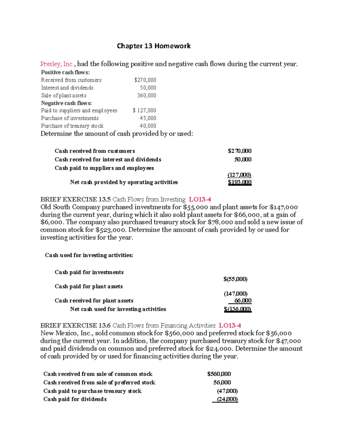 Chapter 20 Homework 19th Edition - BE 20 City Ambulance Service ...
