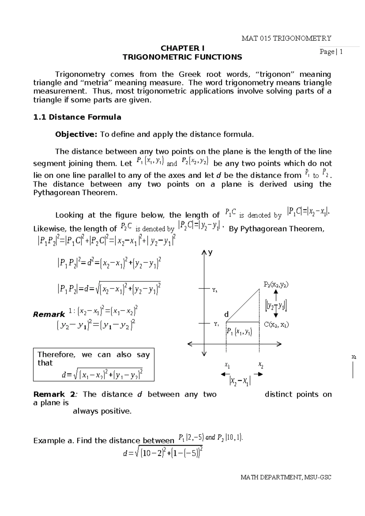 MAT015 TRIGONOMETRY CHAPTER 1: EXPONENTIAL & LOGARITHMIC FUNCTIONS ...