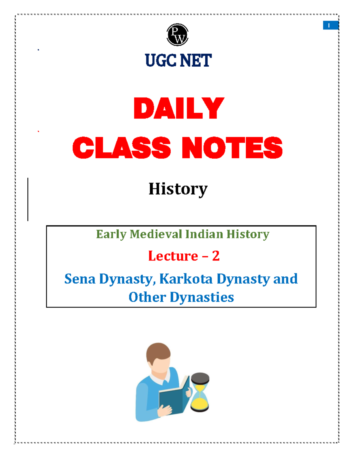 Early Medieval Indian History 02: Class Notes on Sena & Karkota ...