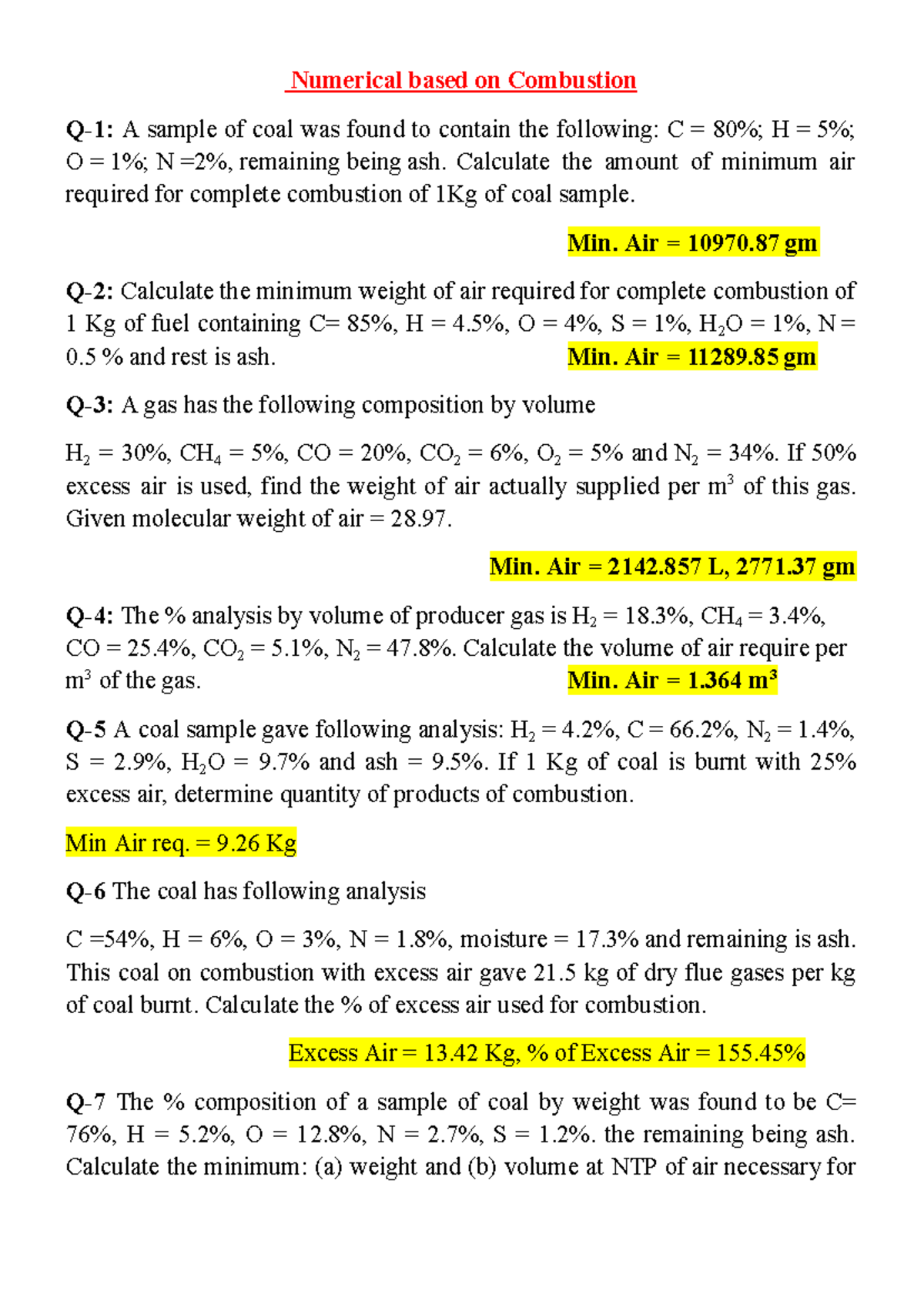 Numerical Analysis of Combustion: M 1 2 3 4 5 All Modules - Studocu